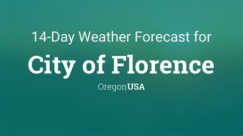 Weather florence oregon 14 day forecast. Things To Know About Weather florence oregon 14 day forecast. 